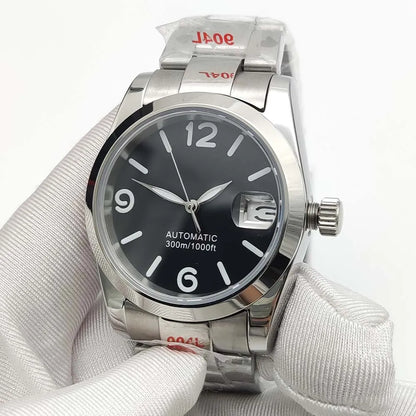 Men'S Watches 36Mm Elegant Watches Nh35 Movement Automatic Mechanical Watches Stainless Steel Waterproof Luminous Watches