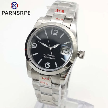 Men'S Watches 36Mm Elegant Watches Nh35 Movement Automatic Mechanical Watches Stainless Steel Waterproof Luminous Watches