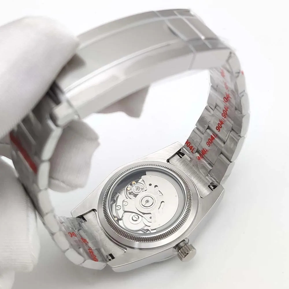 Men'S Watches 36Mm Elegant Watches Nh35 Movement Automatic Mechanical Watches Stainless Steel Waterproof Luminous Watches